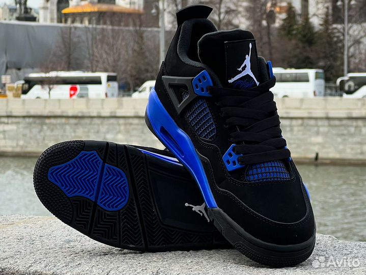 Nike Air Jordan 4 Retro Black Game Royal