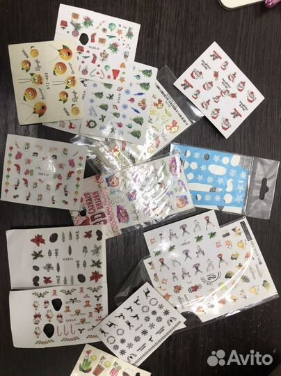 Наклейки для дизайна ногтей