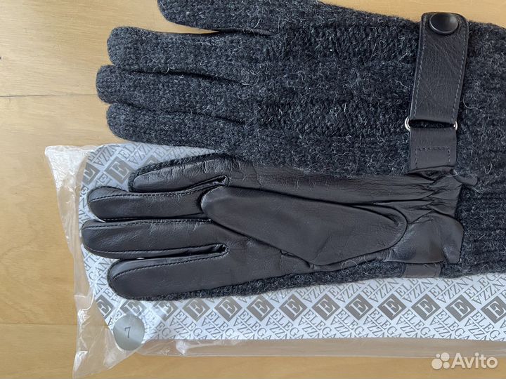 Длинные кожаные перчатки