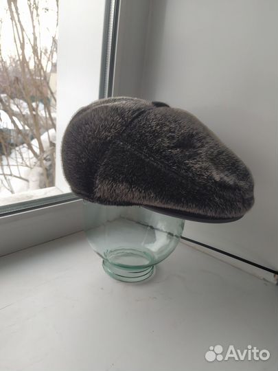 Меховая мужская кепка