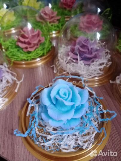 Мыльные розы ручной работы