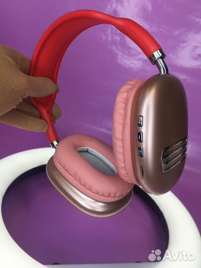 Беспроводные наушники Led подсветка шумоподавление