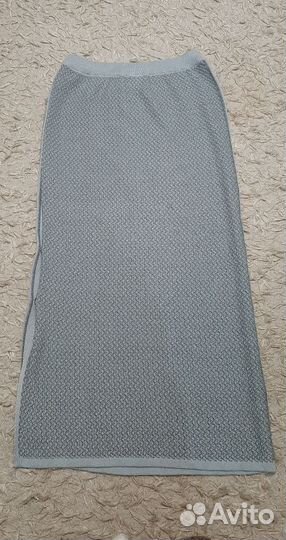 Юбка макси трикотажная 46р
