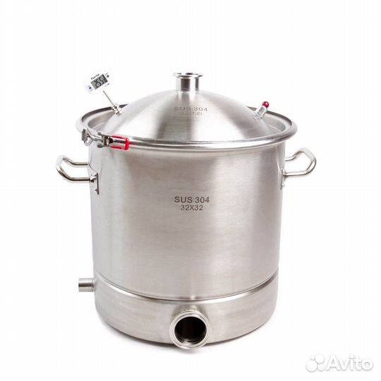 Перегонный куб с купольной крышкой 25л