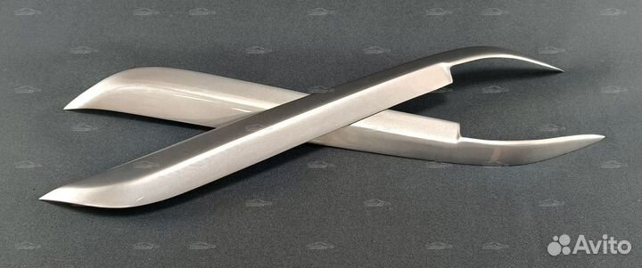 Реснички серый металлик для BMW Х5 Е53 03 - 06