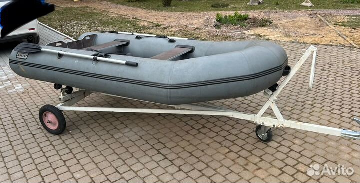Лодка пвх Фрегат 300ек(надувная) с прицепом