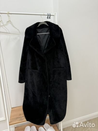 Шуба из эко меха длинная