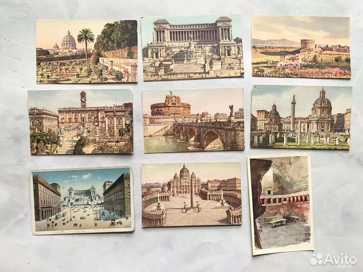 Старинные почтовые открытки Италия