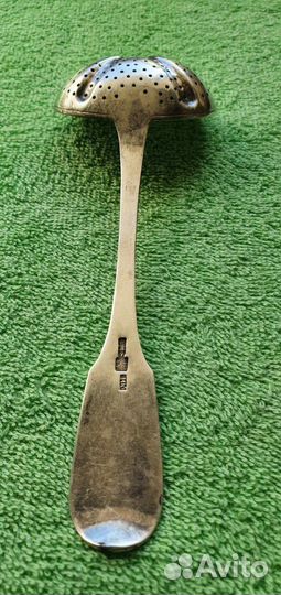 Ситечко для чая Андреевский Крест 1850 год серебро