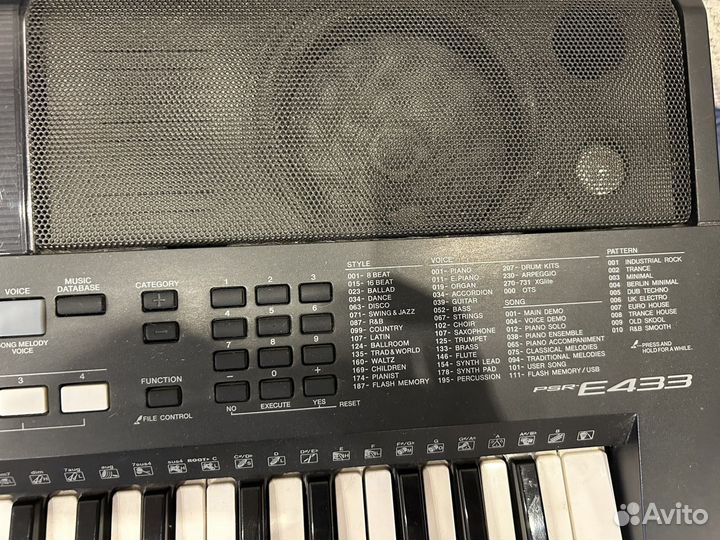 Синтезатор yamaha psr e433