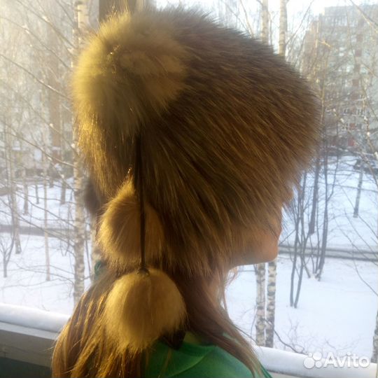 Шапка меховая лиса