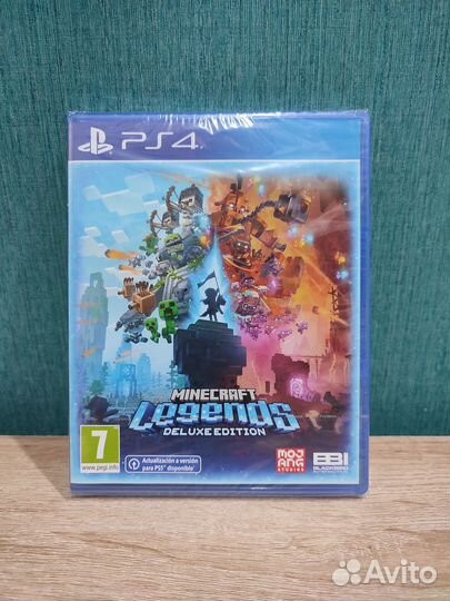 Игра PS4 Minecraft Legends Deluxe Edition. Диск