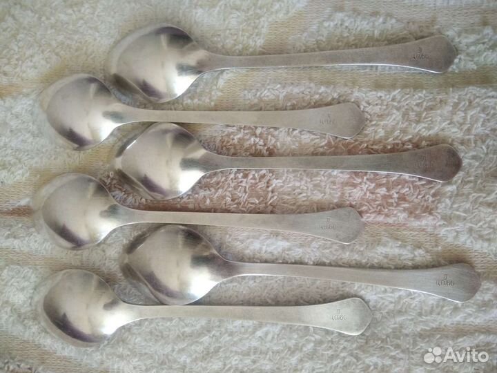 Мельхиоровые чайные ложки СССР