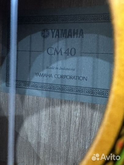 Yamaha cm40 классическая гитара