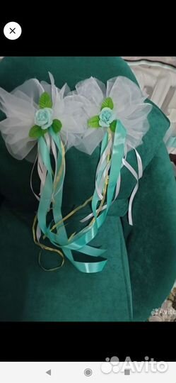 Свадебные украшения на машину