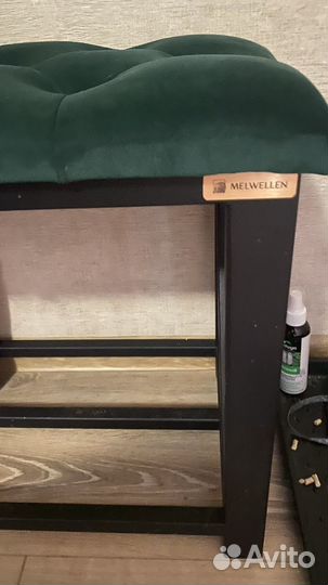 Вещалка и банкетка из велюра