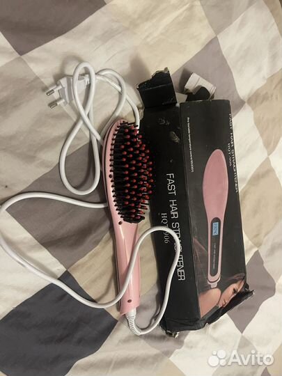 Выпрямитель для волос Fast Hair расческа
