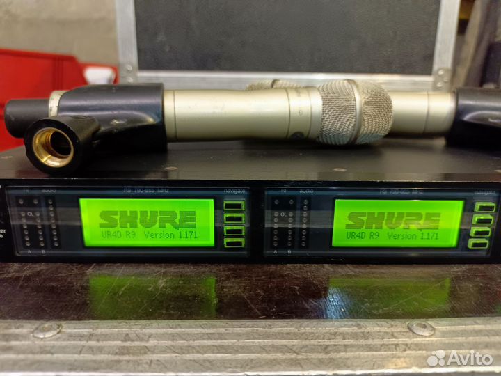 Радиосистема Shure UHF-R двойная, ручки KSM 9