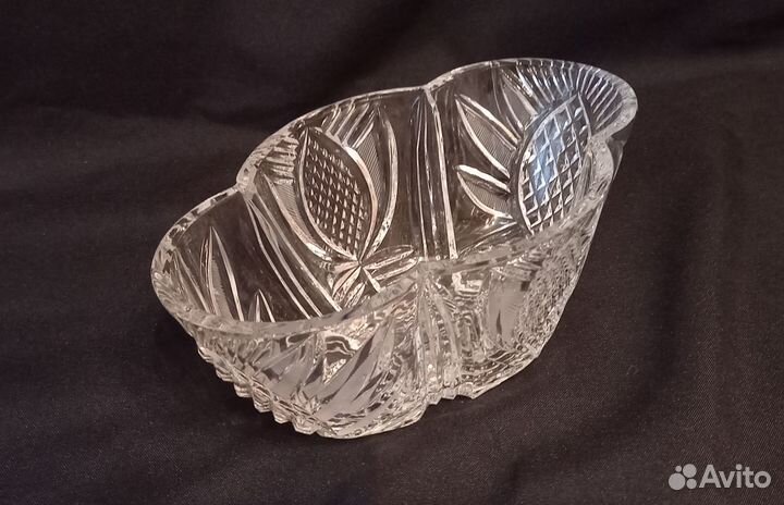 Салатник хрустальный, 4 шт