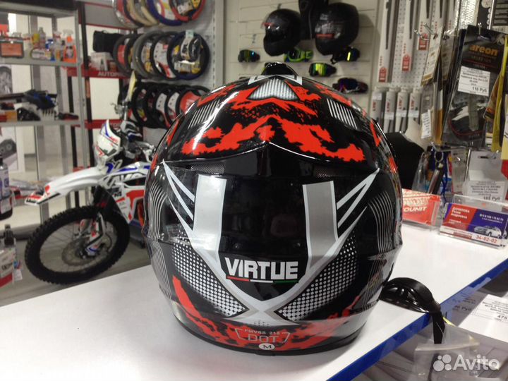 Детский кроссовый шлем (подростковый)