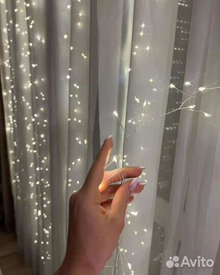 Гирлянда хвойная лапа 1000 led