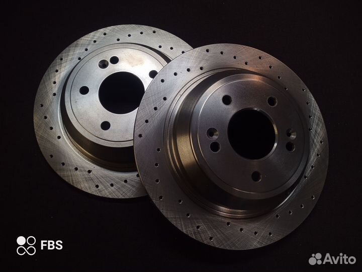 Задние тормозные диски hyundai equs перфорированны