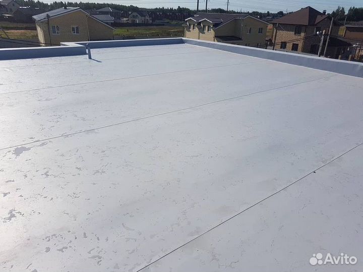 Монтаж плоской кровли