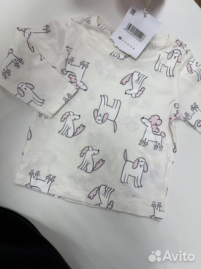 Лонги кофточки 2шт. новые 68 для девочки