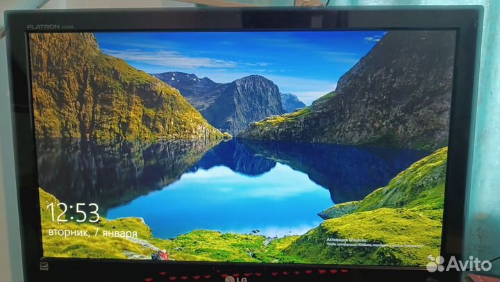 Монитор lg 24 дюйма 1920 1080 75 герц б/у