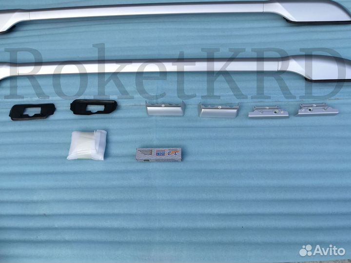 Рейлинги land cruiser Prado 150 Серебро