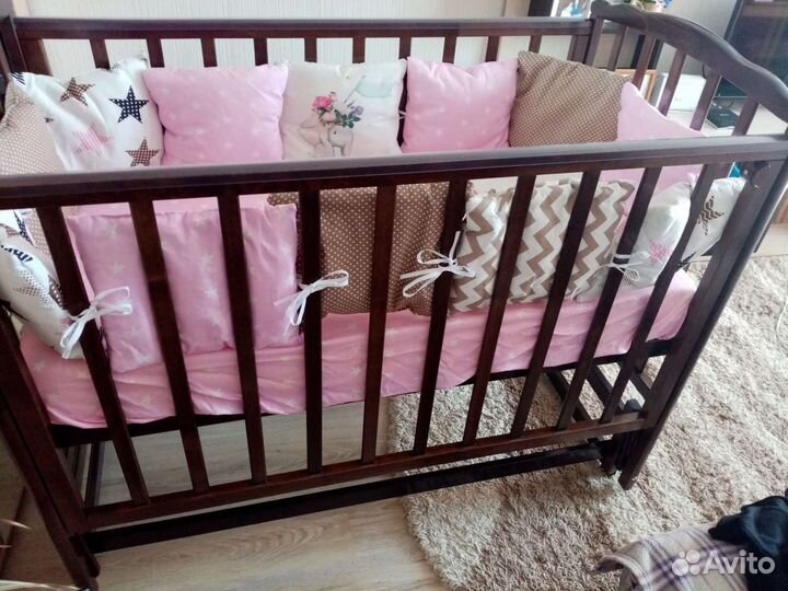 Бортики в детскую кроватку