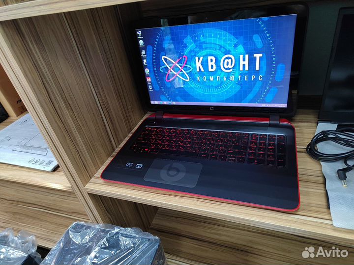 Редкий красивый ноутбук HP Beats 15 на гарантии