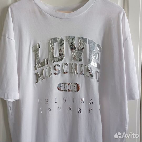 Moschino Платье Футболка длинное 50 р