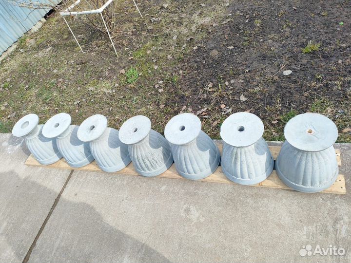 Вазон из бетона