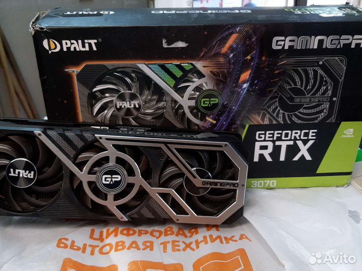 Видеокарта RTX 3070 gamingpro