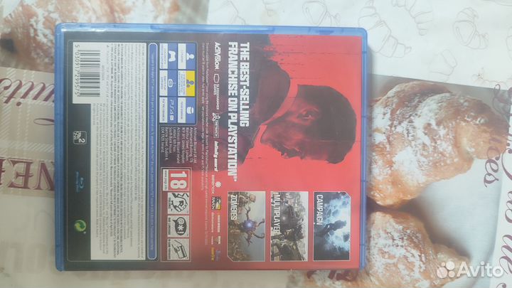 Диски на ps4 Call of duty modern warfare 3