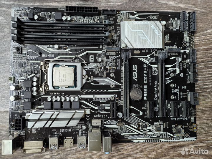 Материнская плата Asus z270-p,процессор и кулер