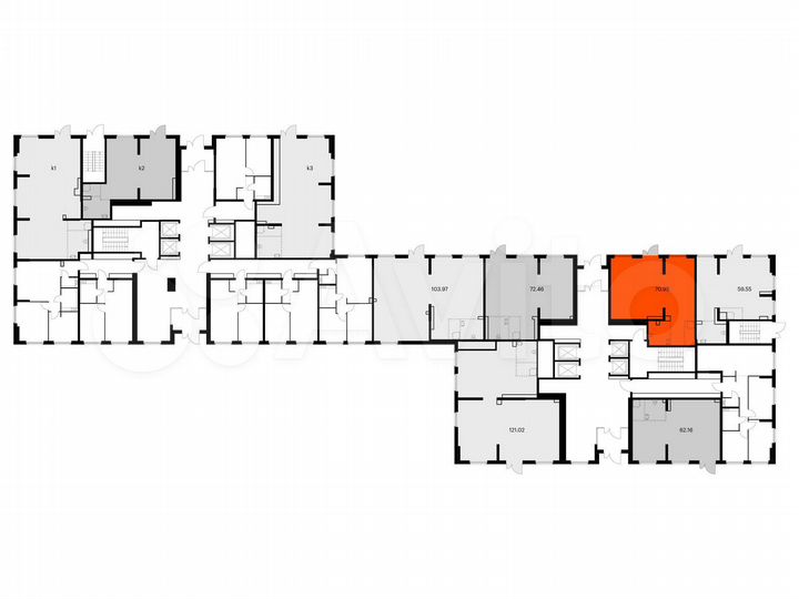 Продам помещение свободного назначения, 70.95 м²