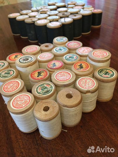 Катушки с нитками СССР