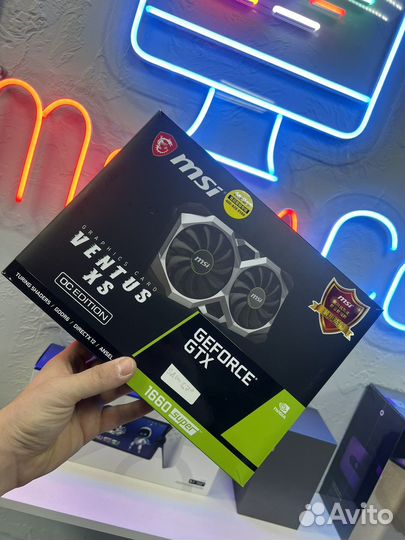 Видеокарта MSI GTX 1660super Ventus XS 6g OC