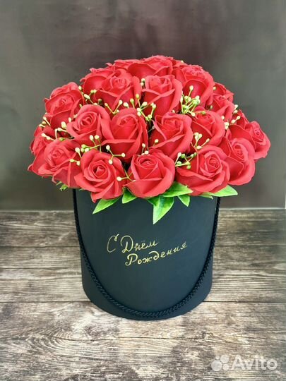 Букет из мыльных роз/ розы из мыла/ пенные розы