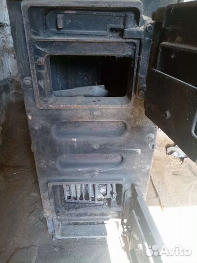 Чугунный твердотопливный котел бу