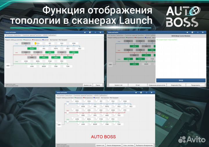 Автосканер лаунч Launch x431 PAD 8 + автодата