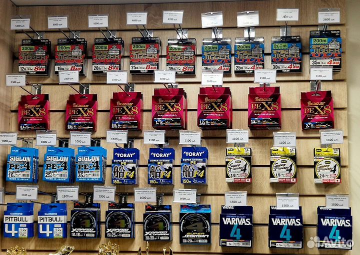 Плетеный шнур YGK, Sunline, seaguar, duel, pitbull