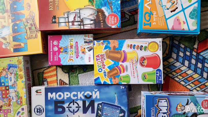 Настольные, развивающие, логические игры
