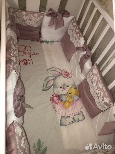 Бортики на кроватку