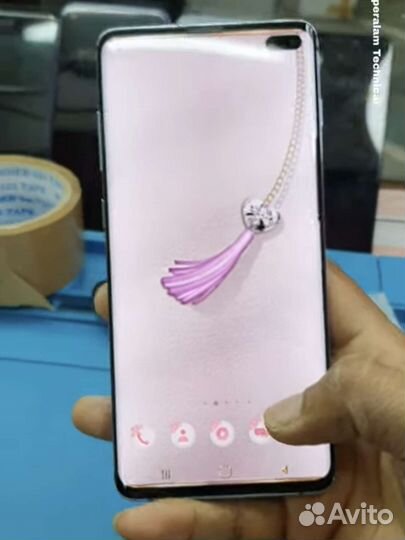 Стекло с Заменой Samsung galaxy S10+ (G975)