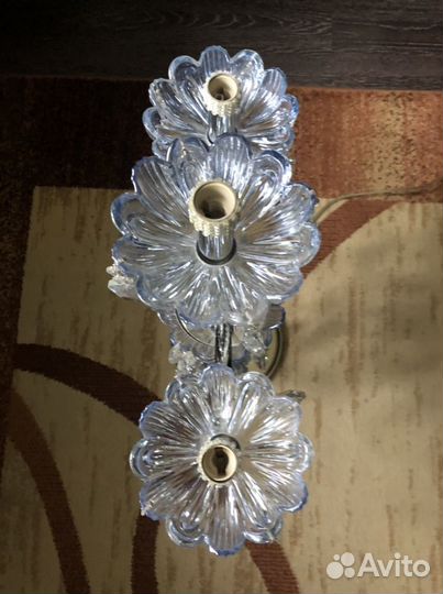 Напольный светильник хрусталь Германия