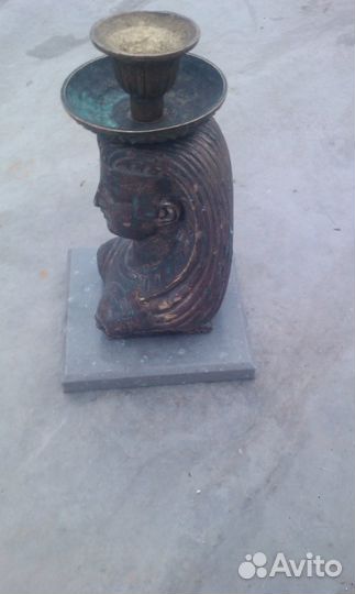Бронзовый подсвечник Египет