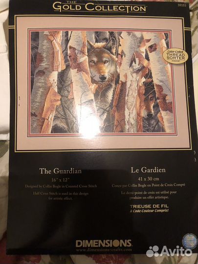 Набор для вышивания крестом dimensions